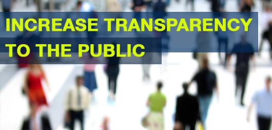 Increase Transparency to the Public